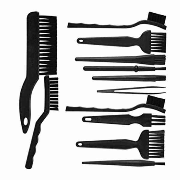 12-Pack Computer Cleaning Brush Kit, w/ Tweezer