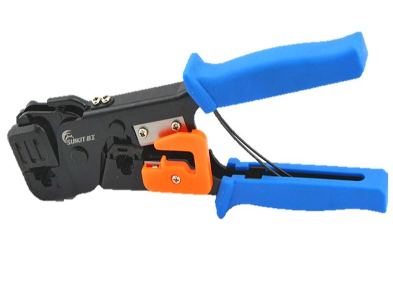 SK-868G Cable &amp; Telephone Pliers: Double Function for Crimping &amp; Cutting