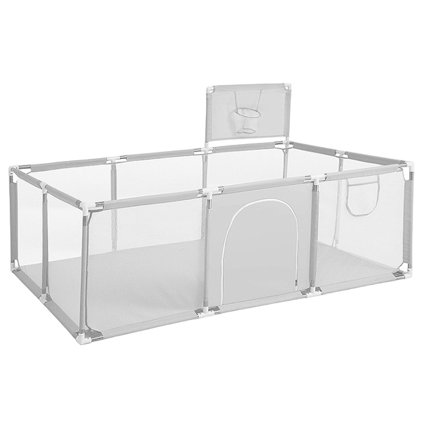 Baby Playpen Safety Barriers with Playing Balls - Red