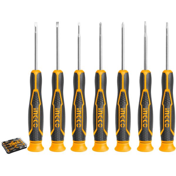 Ingco - Precision Screwdriver Set (7 Piece)