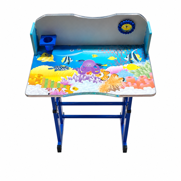 Ocean Theme Kids Study Table &amp; Chair Set for Children