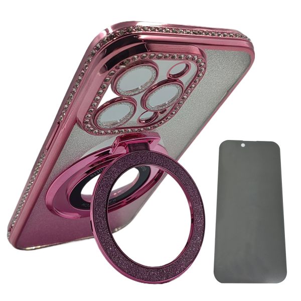 Phone Case compatible with iPhone 14ProMax Case with Glass Screen Protector