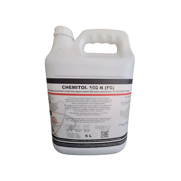 5L Chemitol 100 B Food Grade Surface Cleaner - Light Duty Daily Cleaning