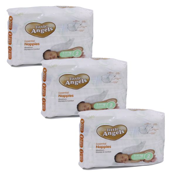 Disposable Nappies - Maximum Dryness &amp; Comfort - Medium - 125 Diapers