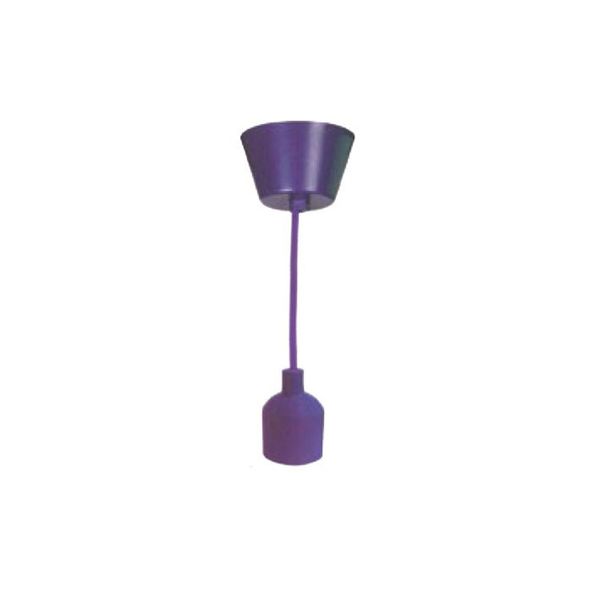 ACDC - Purple Pp Ceiling Rose And Silicon Lamp Cup,large Type,e27