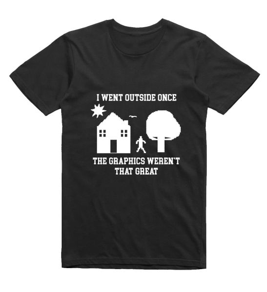 Fancentric The Graphics Weren't That Great Gaming Shirt - Gamer Humor