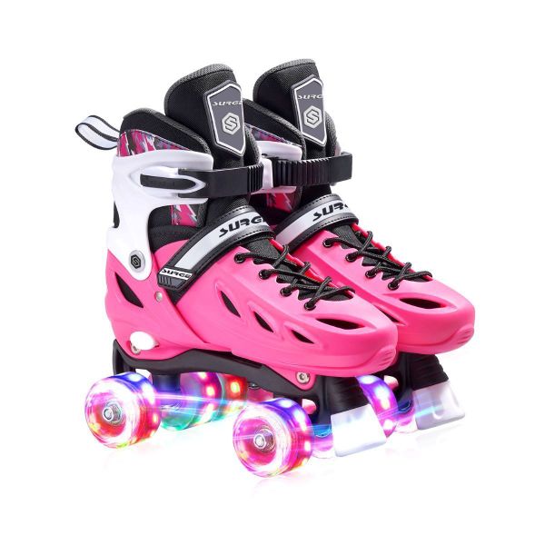Surge Quad Roller Skates - Pink