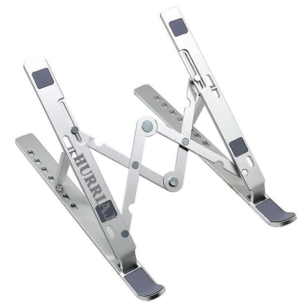 Hurraj Foldable Aluminum Laptop Stand - Adjustable Height