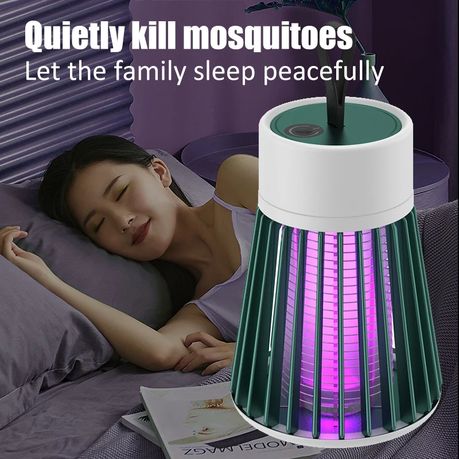 Lamp that deals kills mosquitoes