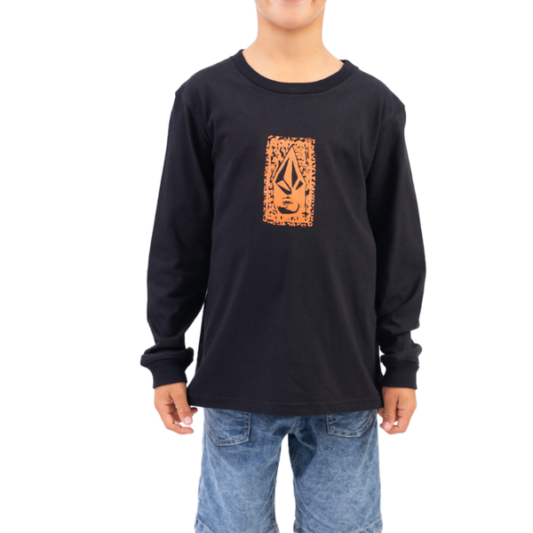 Volcom - Boy's Dental Tech Long-Sleeved Tee - Black