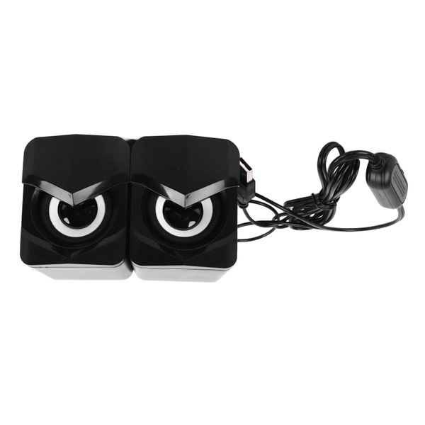 2piece Computer Speakers Portable Wired Desktop Laptop Speakers Subwoofer