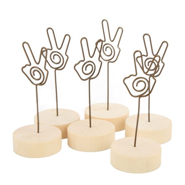 Gesture Table Number Holder Compatible with Party Decor