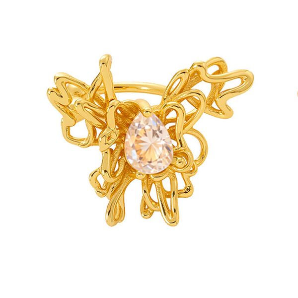 Double Butterfly Ear Cuffs - 5A Zirconia No-Piercing Jewelry