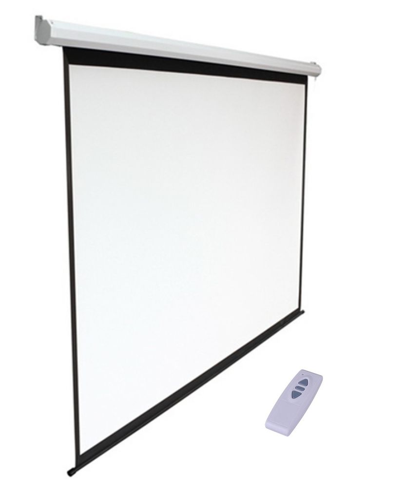 100" Electric Projector Screen with Remote