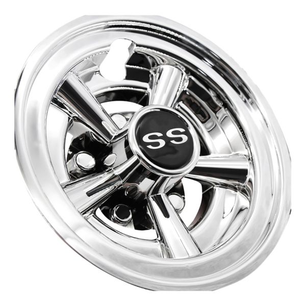 1Pcs 5 Spoke Design Hub Cap for Golf Carts for Club Car, EZGO, Yamaha