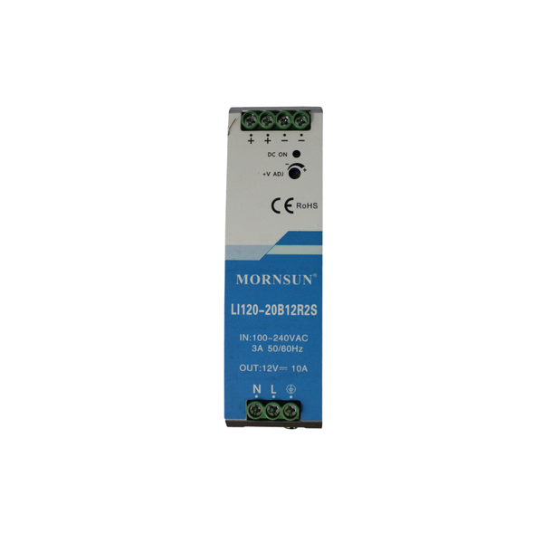 LI120-20B12R2S 12V 10A Slim DIN Rail Switch Mode Power Supply 90-264VAC