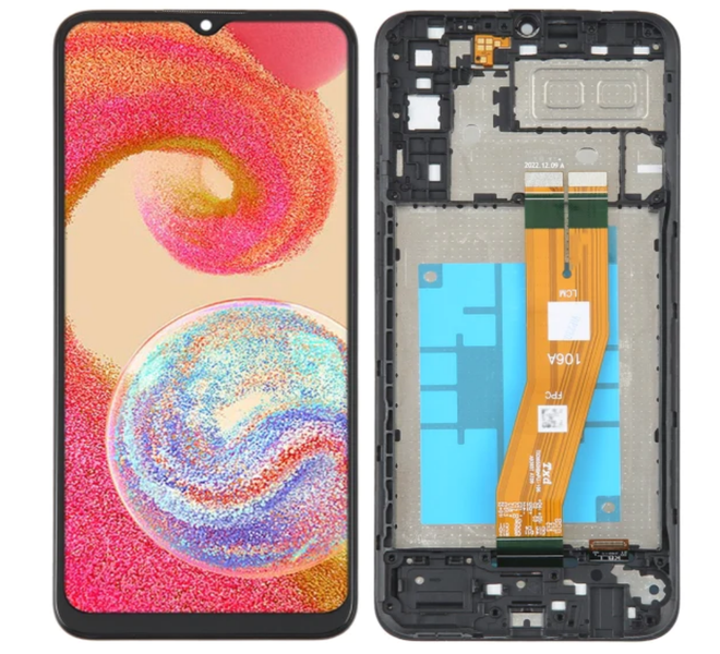 Replacement LCD Screen for Samsung A04E with Frame
