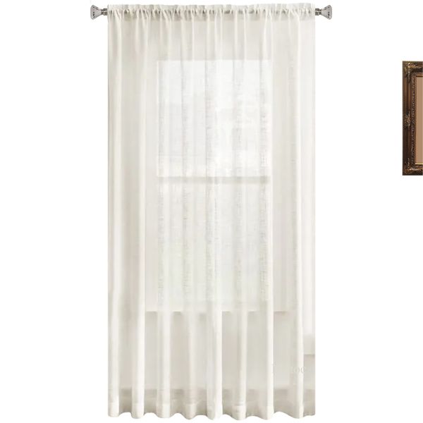 Mystic Voile - Cream - Rod Pocket image
