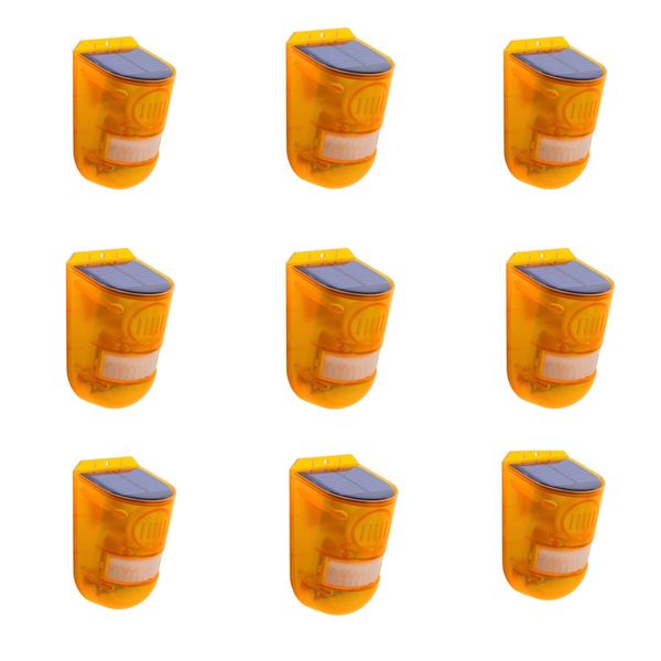Solar Motion Sensor Alarm - 9 Pack