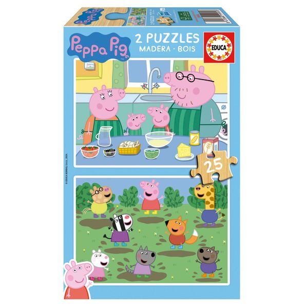Educa - Peppa Pig Puzzles (2x25 Pieces)