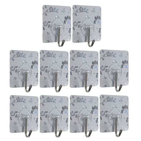 Top Select Detachable Self Adhesive Wall Screw Hooks, Punch-Free  Wall-Mounted Screw Hook Hook 4