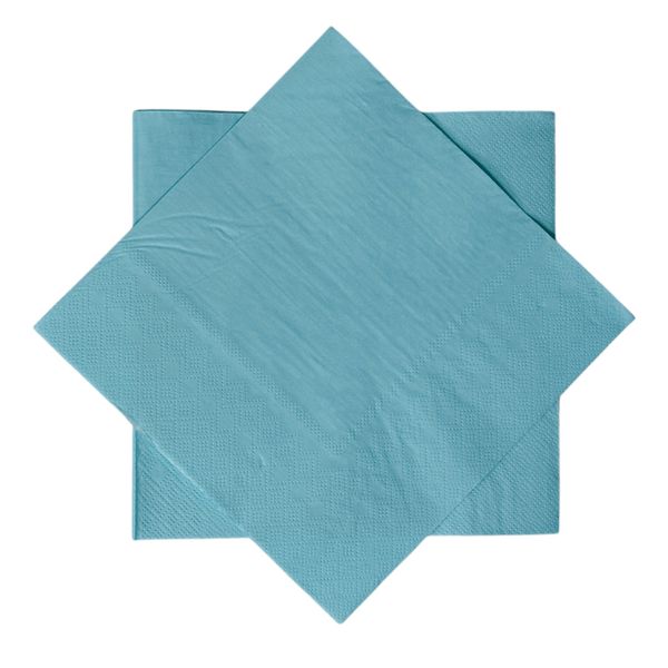 Dewdrop Blue Paper Serviettes, 20-piece