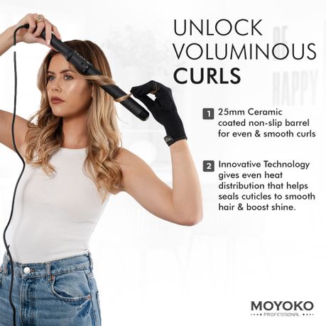 Moyoko Professional 32mm Curl Master Curling Wand