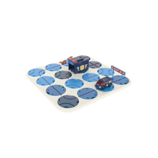 Diy Track Maze Driving Police Series - 34 Pieces Build Routes Electric