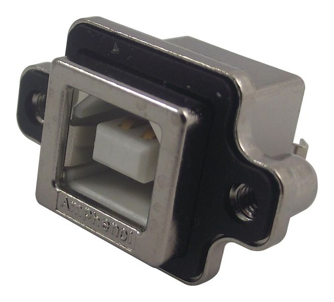 Amphenol Communications (MUSBD51100) USB Connector, USB Type B, USB 2.0