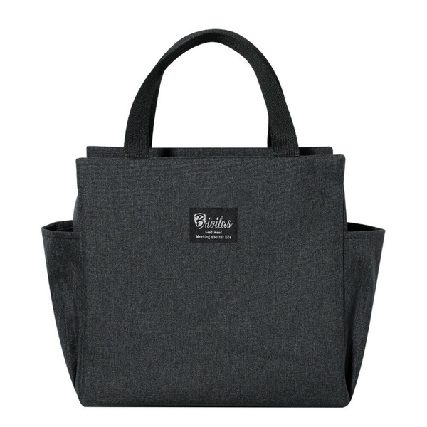 Thermal Lunch Tote Bags With Two Side Pockets