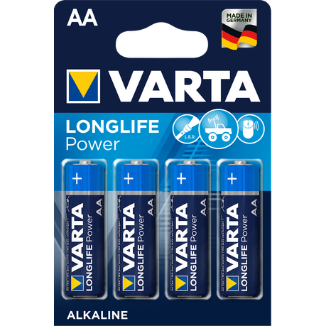 Varta - Longlife Power Batteries AA Bulk Pack 80 Pieces (20X4Packs) Image