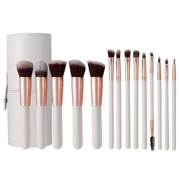 15 Piece Soft Hair Makeup Brush Set, Super Suitable for Beginners