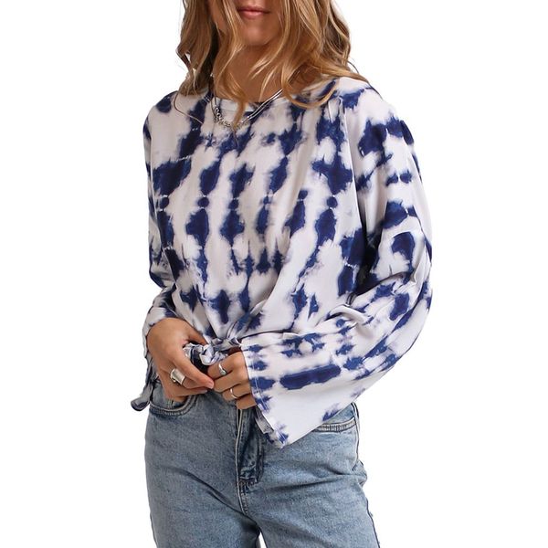 ONeill-Back Around Top -Blue/White Tye Dye