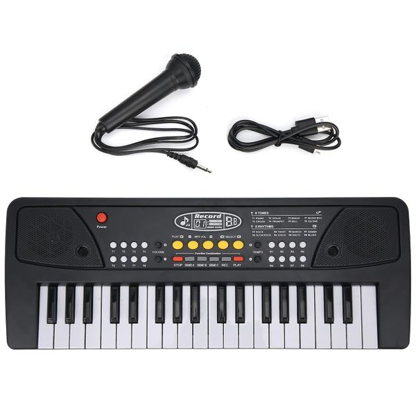 Children 32-Keys Electronic Keyboard Musical Piano Toys - Mini Microphone