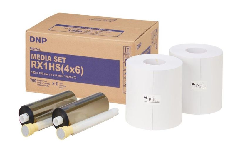 DNP RX1HS Photo Media 10X15Cm 2 Rolls Per Box