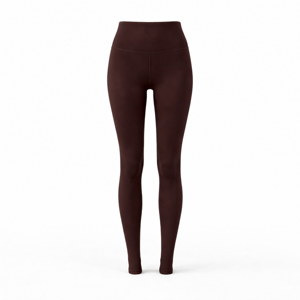 High Elastic Yoga Pants - Large - Brown