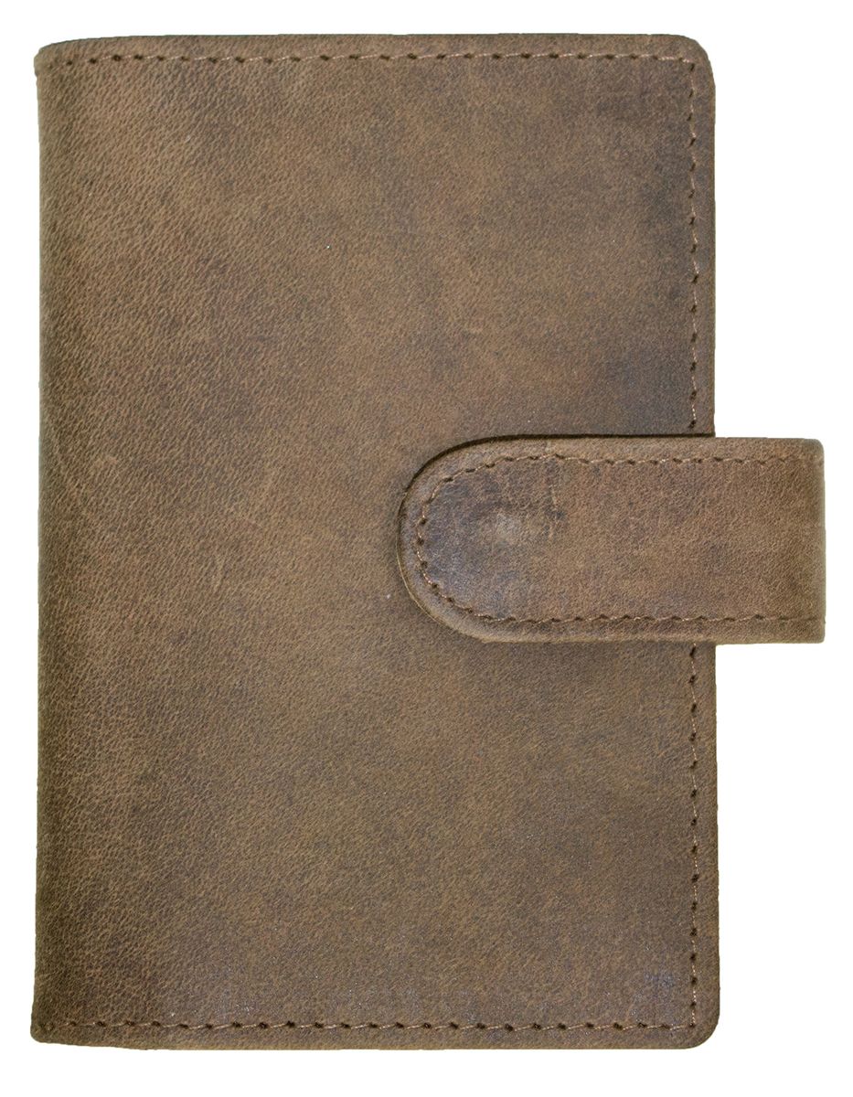 Fino SK-LV1313 Full Grain Genuine Leather Men's Compact Card Holder ...