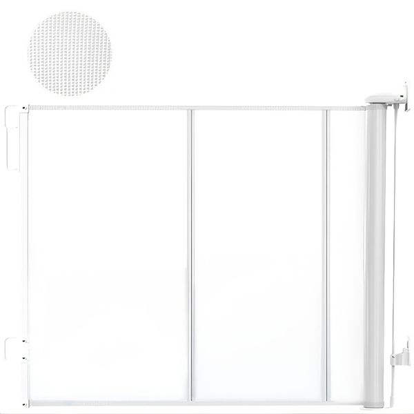 150CM Lock Retractable Baby Gate Pets Gate Mesh Safety Gate