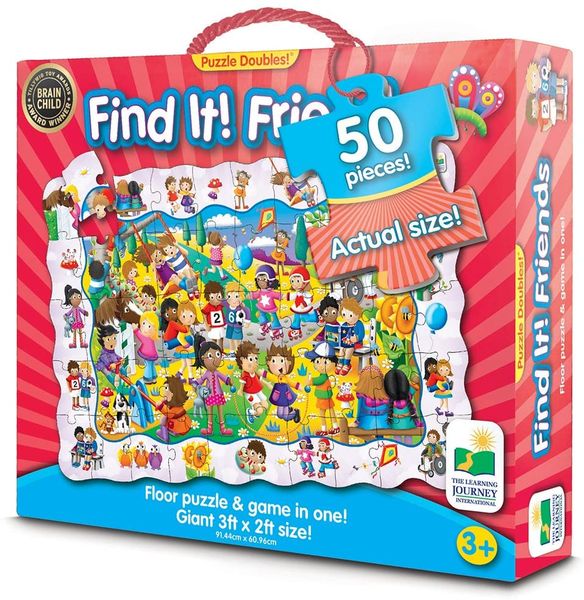 The Learning Journey Puzzle Doubles Find It Friends (50 Pieces)