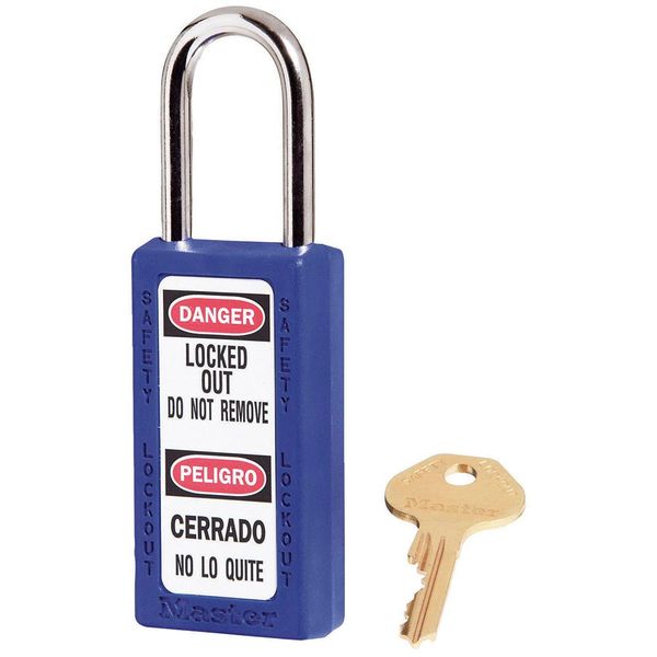 Master Lock 411 Lockout Padlock Tall Blue