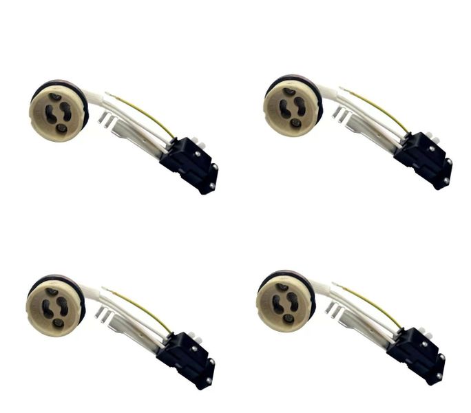 DrLight GU10 Holder With Connector 4 Pcs Value Pack