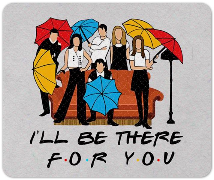 I'll Be There For You Birthday Christmas Friends Gift Keyring