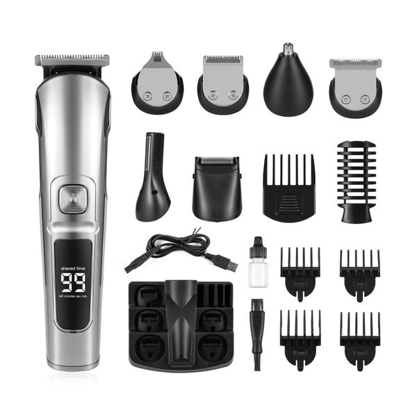 11 in 1 Wireless Mens Shaver and Grooming Kit Waterproof