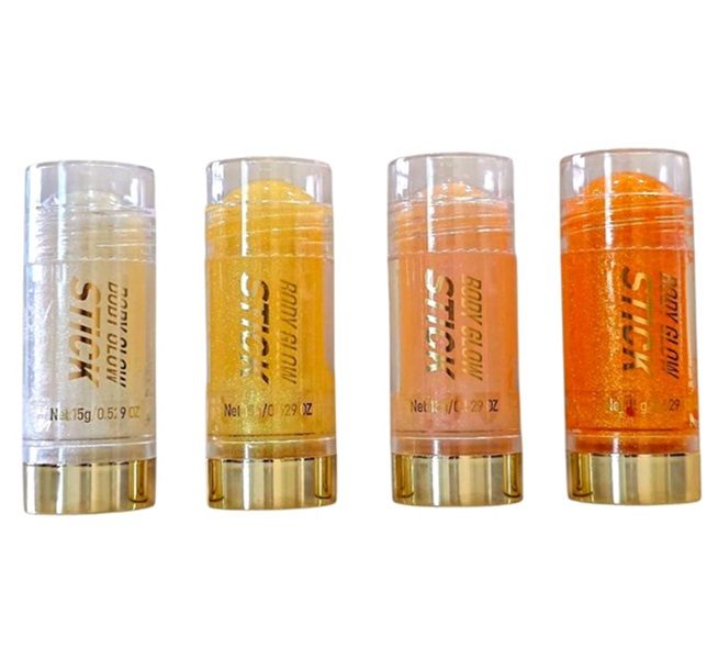 Set of 4 Shimmer Highlighter Glitter Sticks