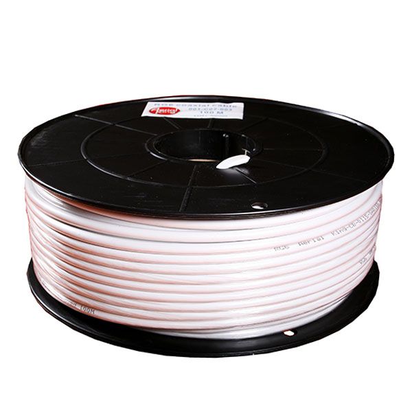 Cable Rg6 White (100 Mt) 64 Braid
