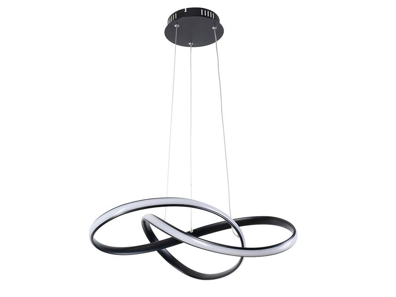 Entwined Black LED Pendant Light