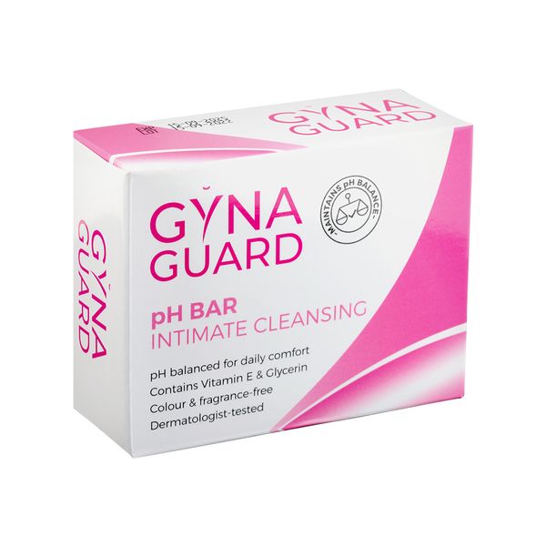 Gyna Guard pH Bar Colour &amp; Fragrance Free 75g