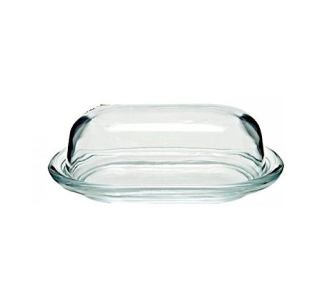 Butter Dish 131x198x44.5mm Glass Basic 98402