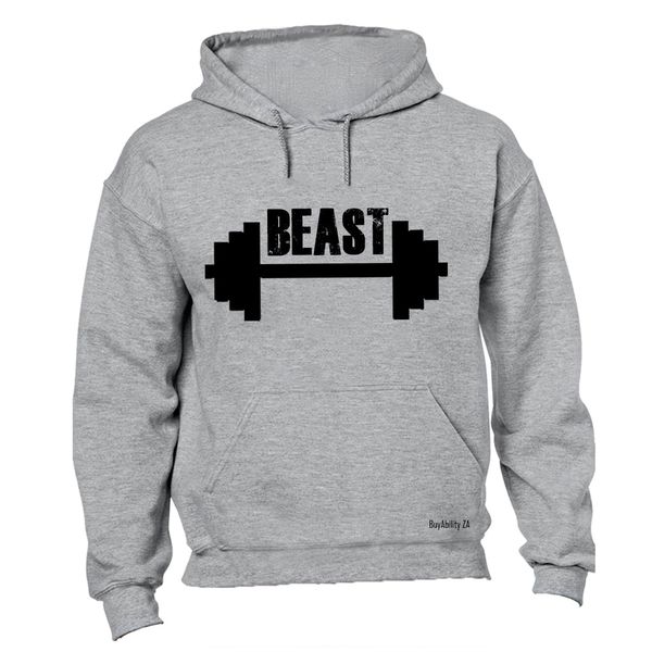 Gym Beast Hoodie - Grey