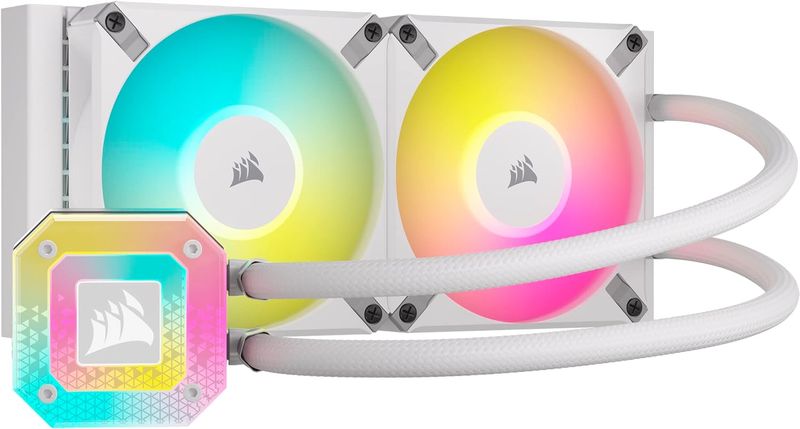 iCUE H100i ELITE CAPELLIX XT Liquid CPU Cooler, White